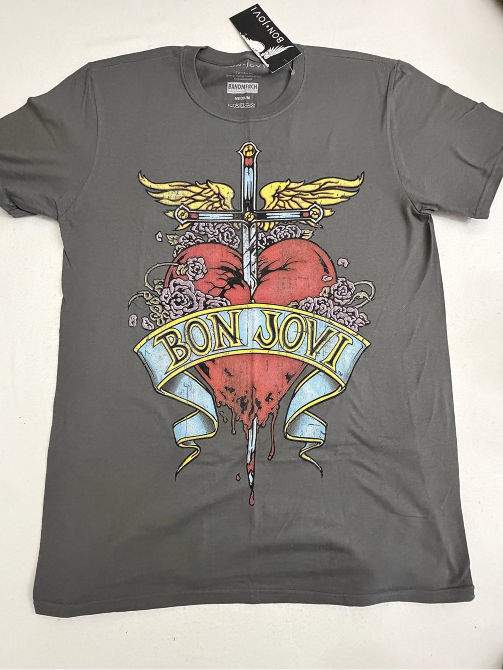 NWT Bon Jovi Graphic Band Tee Medium